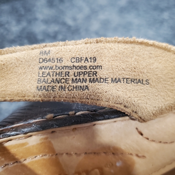 Born Size 8 Leather Wedges (NWOB) - Picture 5 of 5